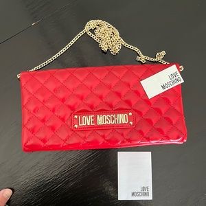 Brand new Love Moschino quilted crossbody bag